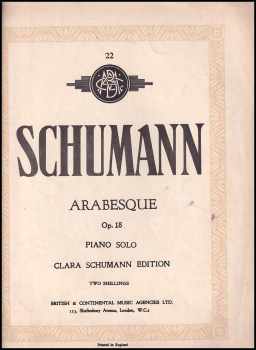 Robert Schumann: Arabesque Op. 18