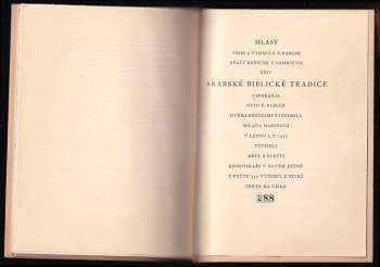 Arabské biblické tradice