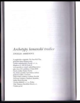 Angeles Arrien: Archetypy šamanské tradice