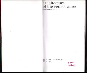 Ivan Muchka: Architecture of the renaissance