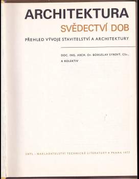 Bohuslav Syrový: Architektura svědectví dob