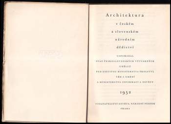 Architektura v českém a slovenském národním dědictví
