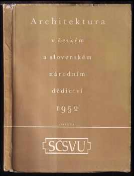 Architektura v českém a slovenském národním dědictví