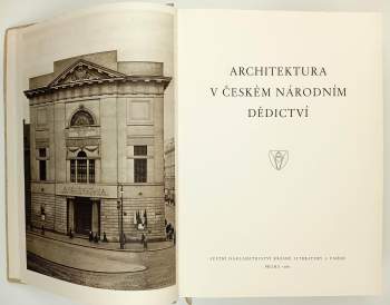 Ivan Borkovský: Architektura v českém národním dědictví