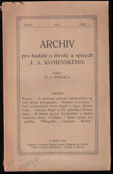 Archiv pro bádání o životě a spisech J.A. Komenského