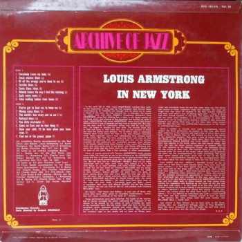 Archive Of Jazz Volume 26 - Louis Armstrong In New York