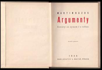 Martin Rázus: Argumenty