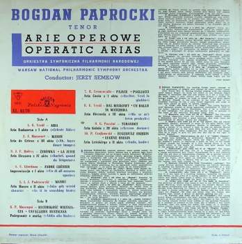Bogdan Paprocki: Arie Operowe = Operatic Arias