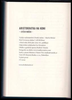 Evžen Boček: Aristokratka na koni