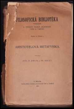 Aristotelés: Aristotelova metafysika