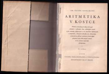 Čeněk Kohlmann: Aritmetika v kostce