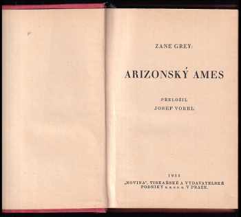 Zane Grey: Arizonský Ames