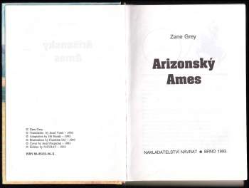 Zane Grey: Arizonský Ames