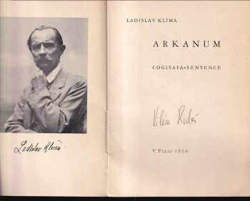 Arkanum : cogitata, sentence