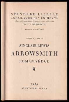 Sinclair Lewis: Arrowsmith