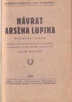 Jarda Kavalír: Arsène Lupin