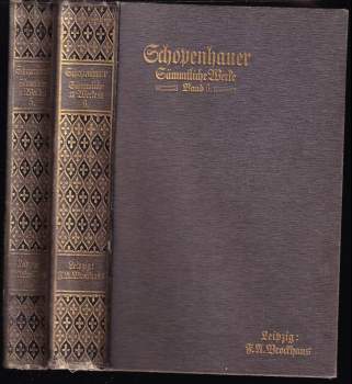 Arthur Schopenhauer: Arthur Schopenhauer's Sämmtliche Werke