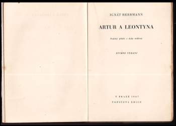 Ignát Herrmann: Artur a Leontyna