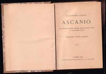 Alexandre Dumas: Ascanio