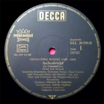 Gioacchino Rossini: Aschenbrödel (La Cenerentola) - Arien Und Szenen