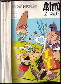 Asterixova dobrodružství 1 - 10 -  Asterix z Galie + Asterix a zlatý srp + Asterix gladiátorem + Asterix a Gótové + Asterix a cesta kolem Galie + Asterix a Kleopatra + Asterix v Helvetii + Asterix a Caesarův vavřínový věnec + Asterix věštec + Dárek od Caesara