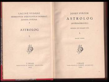 Josef Svátek: Astrolog