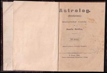 Josef Svátek: Astrolog