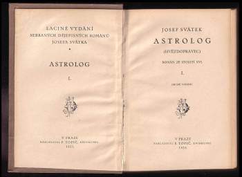 Josef Svátek: Astrolog