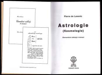 Pierre de Lasenic: Astrologie (kosmologie)