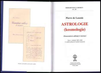 Pierre de Lasenic: Astrologie (kosmologie)