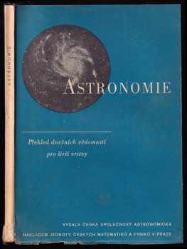 Vladimír Guth: Astronomie. Přehled dnešních vědomostí pro širší vrstvy
