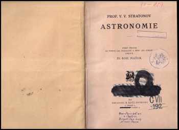 Vsevolod Viktorovič Stratonov: Astronomie