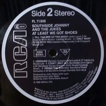 Southside Johnny & The Asbury Jukes: At Least We Got Shoes