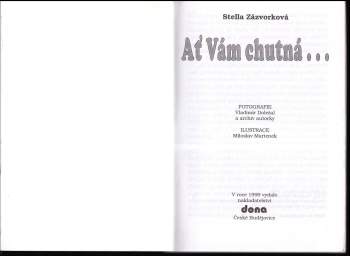Stella Zázvorková: Ať Vám chutná-