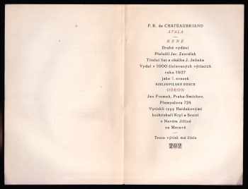 François-René de Chateaubriand: Atala