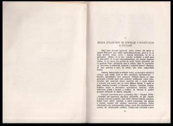 Ignatius Donnelly: Atlantis, svět předpotopní