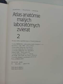 Peter Popesko: Atlas anatómie malých laboratórnych zvierat