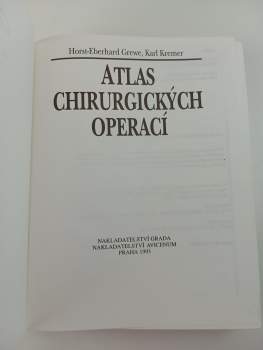 Horst-Eberhard Grewe: Atlas chirurgických operací