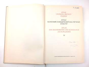 Josef Šedivý: Atlas chorob a škůdců olejnin