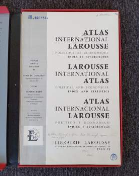 André Siegfried: Atlas international Larousse. Politique et économique. Avec traductions en anglais et espagnol.