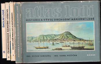 Atlas lodí : 1. díl - Historie a vývoj obchodní námořní lodě +  3. díl - Osobní lodě minulosti a současnosti + 5. díl - Československé námořní loďstvo +  6 - Školní lodě - Evžen Škňouřil, Karel Růžička, Evžen Škňouřil, Karel Růžička, Jaroslav Pacovský, Vladimír Podlena, Evžen Škňouřil, Evžen Škňouřil, Karel Růžička, Jaroslav Pacovský, Vladimír Podlena (1980, Nadas) - ID: 761616