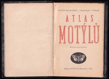 Julius Komárek: Atlas motýlů