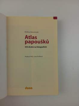 Matthias Reinschmidt: Atlas papoušků