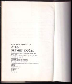 Jan Vařejčko: Atlas plemen koček