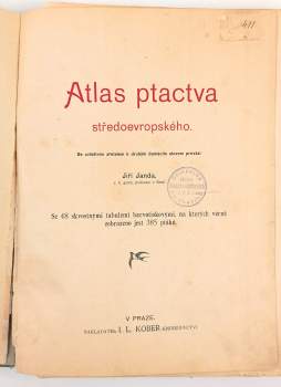 Jiří Janda: Atlas ptactva středoevropského