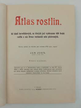 Jan John: Atlas rostlin
