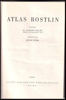 Albert Pilát: Atlas rostlin