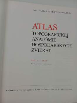 Peter Popesko: Atlas topografickej anatómie hospodárskych zvierat