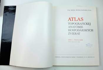 Peter Popesko: Atlas topografickej anatómie hospodárskych zvierat