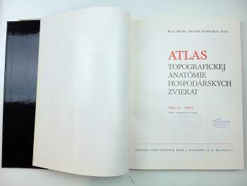 Peter Popesko: Atlas topografickej anatómie hospodárskych zvierat